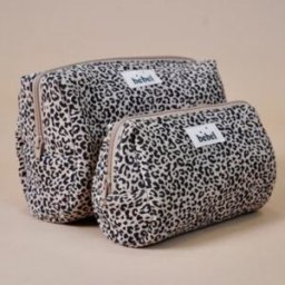 BEBEL Trousse de toilette mini Léopard beige
