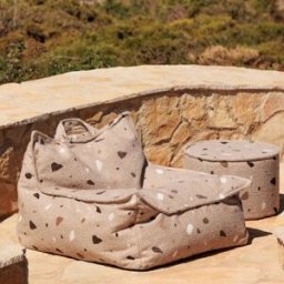 Wigiwama Fauteuil pouf Terrazzo Sand