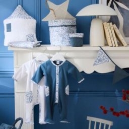 BB & Co Serviette élastique en popeline Forêt enchantée