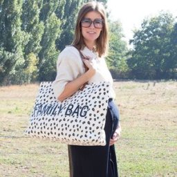 Childhome Sac à anses Family bag léopard
