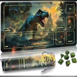 INF Tapis de Jeu Multicolore Magic The Gathering Yu-Gi-Oh (350x600x3mm) - Caoutchouc Naturel, Antidérapant