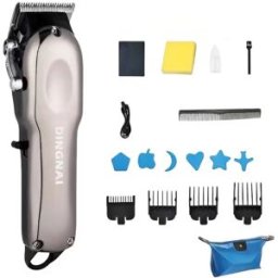 INF Tondeuse à Cheveux Professionnelle avec Lame en Céramique & Kit de Coiffure - Écran LED, Silencieuse, Rechargeable