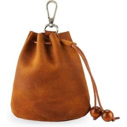 INF Porte-clés Multifonctionnel en Cuir Véritable - Porte-Monnaie Artisanal & Petit Sac Suspendu