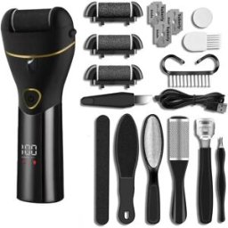 INF Râpe électrique pour les pieds avec divers accessoires Rechargeable