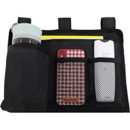 INF Organisateur d'accoudoir de chaise en tissu Oxford, sac de rangement latéral