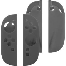 INF Poignée de protection en silicone pour 2 manettes Nintendo Switch Gris