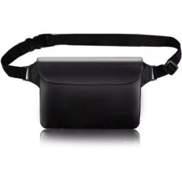 INF Sac banane étanche réglable / sac mobile Noir