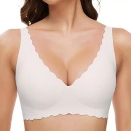 INF Soutien-gorge sans armatures taille XXL - Confort & Maintien Parfaits Blanc