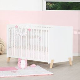 Sauthon Lit bébé 120 x 60 Joy Naturel
