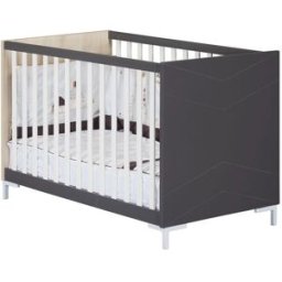 Sauthon Lit bébé 120 x 60 dark Grey