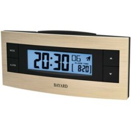 Réveil digital doré Bayard sonnerie à répétition