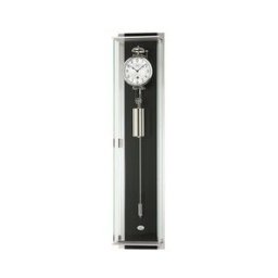 AMS Pendule murale mécanique noire haut de gamme grande taille couleur : Pierre gris