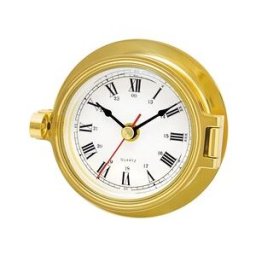 SPIERO Pendule en laiton massif style marin