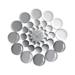 BAYARD Horloge murale design miroir en aluminium