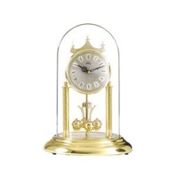 SILVOZ HORBINOR Pendule 400 jours à sonnerie colonnes ciselées 30 cm