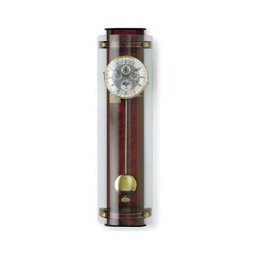 AMS Horloge murale design mécanique à sonnerie haut de gamme couleur : Aluminium argenté