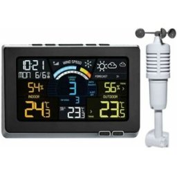 MOINEAU Station météo LCD en couleurs thermomètre et hygromètre