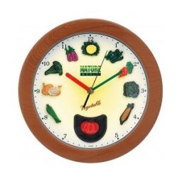 SPIERO Horloge murale cuisine index légumes
