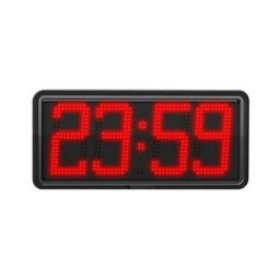 MOINEAU Horloge murale digitale affichage leds rouges heures et minutes taille : Heures / Minutes - 20 cm