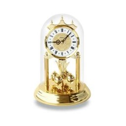 AUTRE Pendule 400 jours en métal doré 23 cm chiffres romains