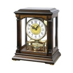 RHYTHM Pendule à poser 400 jours à sonnerie balancier rotatif