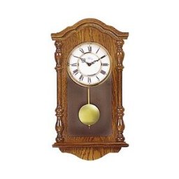 SILVOZ HORBINOR Carillon à quartz en bois teinté chêne