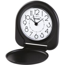 Réveil de voyage Bayard plat noir Couleur : Beige