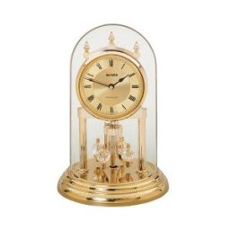 Pendule 400 jours à quartz Bayard boules cristal 22 cm