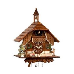 Engstler Horloge coucou musical chalet clocheton 29 cm