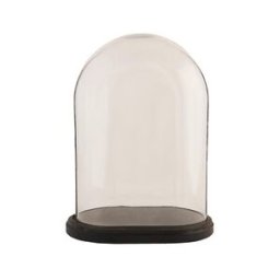 VERAMY Globe ovale en verre largeur 24 cm - Profondeur 15 cm