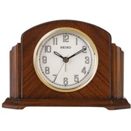 Pendule à poser en bois massif retro Seiko