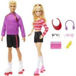 Mattel Coffret Barbie Et Ken Roller - Duo des années 1980