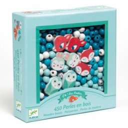 Perles Bois En Forme D'animaux De Djeco