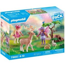 Duo de fées avec animaux de la forêt Starter Pack PLAYMOBIL 71800