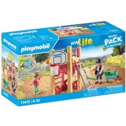 Charpentier avec tourelle de jeu Playmobil My life 71475