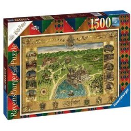 Ravensburger Puzzle 1500 pièces - La carte de Poudlard / Harry Potter