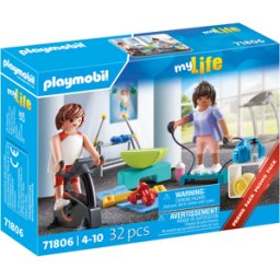 Sportifs avec matériel de fitness PLAYMOBIL MY LIFE 71806