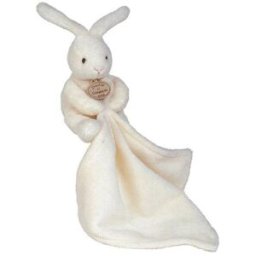 Doudou et Compagnie Lapin Mouchoir boîte fleur