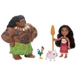 Jakks Coffret figurine Vaiana, Maui, Pua