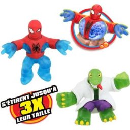 Moose Figurines Spiderman Vs Le Lezard 11cm De Goo Jit Zu Marvel