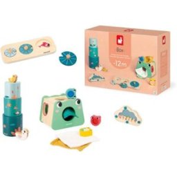 Janod Coffret jouet éveil sensoriel 12 mois
