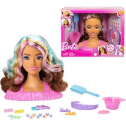 Mattel Tête à coiffer Barbie brune
