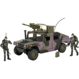 TEAM City Militaires Avec Humvee - Figurines Et Véhicule