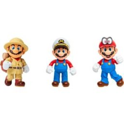 Jakks Super Mario Odyssey - Pack De 3 Figurines 10 Cm