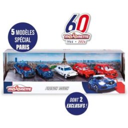 Coffret 5 voitures French Touch - Majorette 60 ans