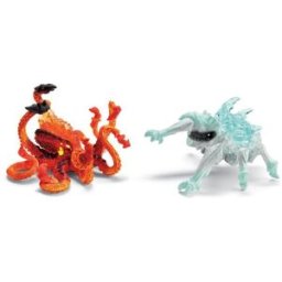 Schleich Figurine Eldrador - Pieuvre de lave vs insecte de glace