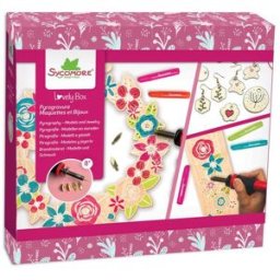 Au Sycomore Coffret Lovely Box XL pyrogravure, maquettes et bijoux
