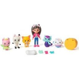 Spin Master Coffret 6 figurines Chat venture Gabby et la maison magique