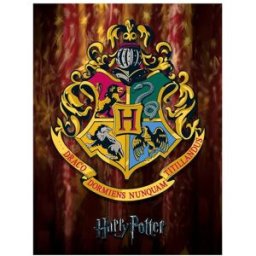 La Grande Récré Harry Potter - Toile Imprimée Blason Hogwarts 60x80 Cm