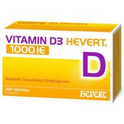 Vitamin D3 Hevert 1000 IU (200 pcs)